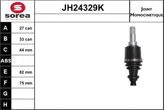 SNRA JH24329K - Birləşmə dəsti, ötürücü val furqanavto.az