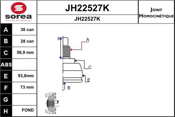 SNRA JH22527K - Birləşmə dəsti, ötürücü val furqanavto.az