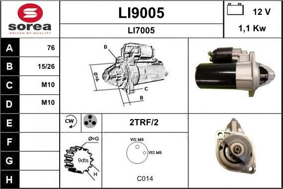 SNRA LI9005 - Başlanğıc furqanavto.az