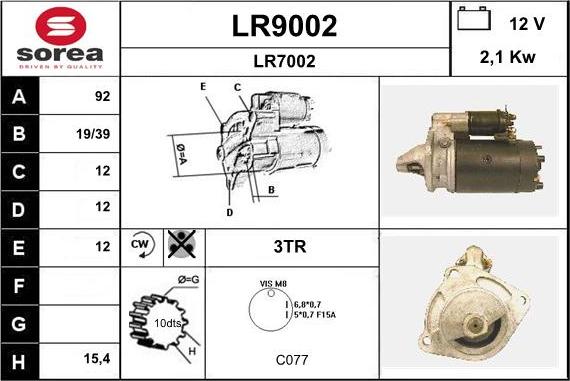 SNRA LR9002 - Başlanğıc furqanavto.az