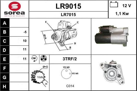 SNRA LR9015 - Başlanğıc furqanavto.az