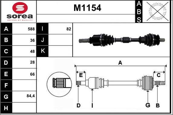 SNRA M1154 - Sürücü mili furqanavto.az