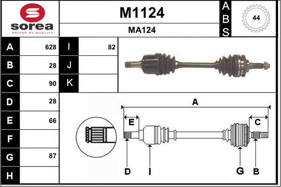 SNRA M1124 - Sürücü mili furqanavto.az