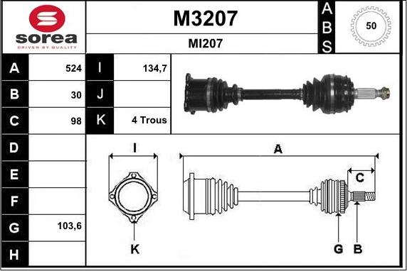 SNRA M3207 - Sürücü mili furqanavto.az