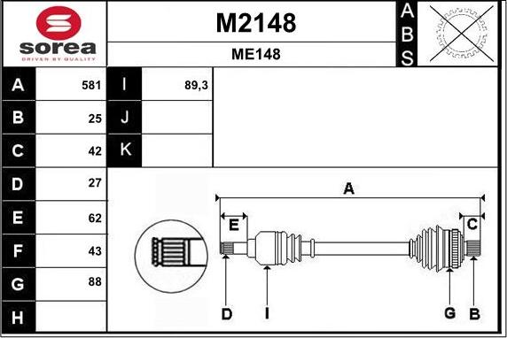 SNRA M2148 - Sürücü mili furqanavto.az