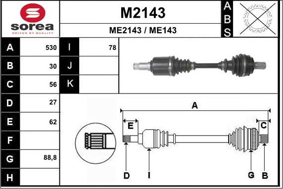 SNRA M2143 - Sürücü mili furqanavto.az