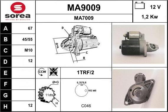 SNRA MA9009 - Başlanğıc furqanavto.az