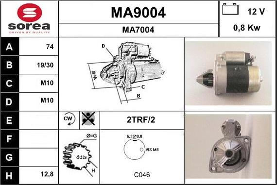 SNRA MA9004 - Başlanğıc furqanavto.az