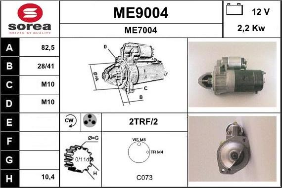 SNRA ME9004 - Başlanğıc furqanavto.az