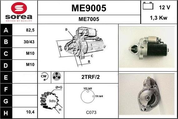 SNRA ME9005 - Başlanğıc furqanavto.az