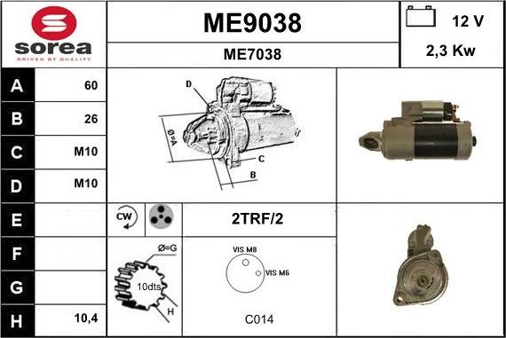 SNRA ME9038 - Başlanğıc furqanavto.az