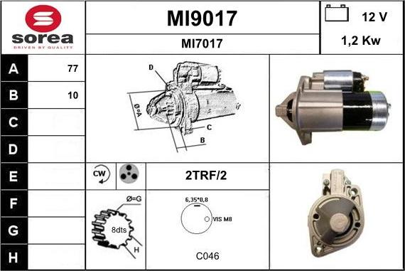 SNRA MI9017 - Başlanğıc furqanavto.az