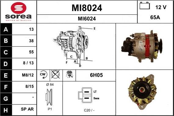 SNRA MI8024 - Alternator furqanavto.az