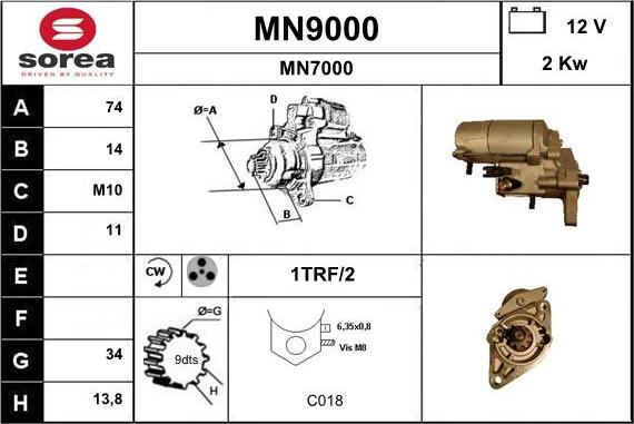 SNRA MN9000 - Başlanğıc furqanavto.az