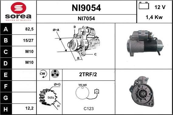 SNRA NI9054 - Başlanğıc furqanavto.az