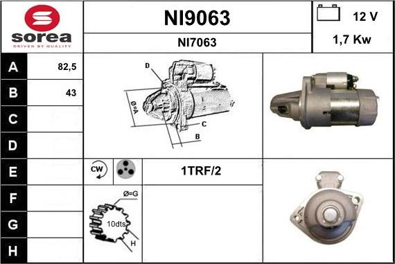 SNRA NI9063 - Başlanğıc furqanavto.az