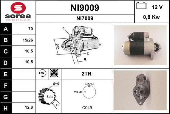 SNRA NI9009 - Başlanğıc furqanavto.az