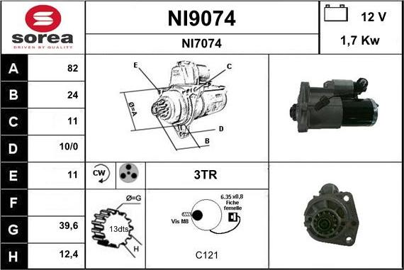 SNRA NI9074 - Başlanğıc furqanavto.az