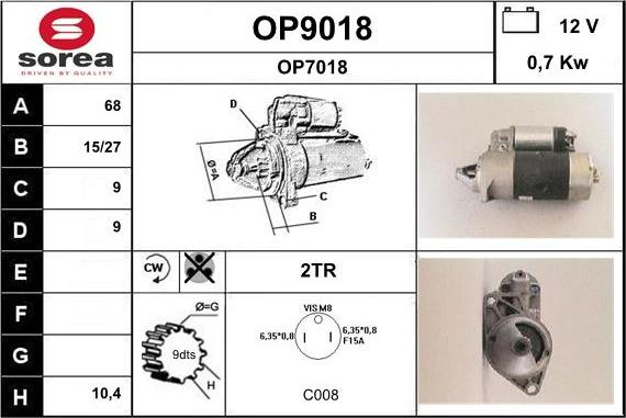 SNRA OP9018 - Başlanğıc furqanavto.az