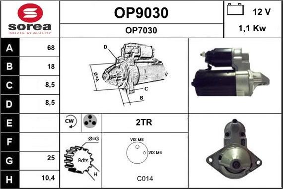 SNRA OP9030 - Başlanğıc furqanavto.az