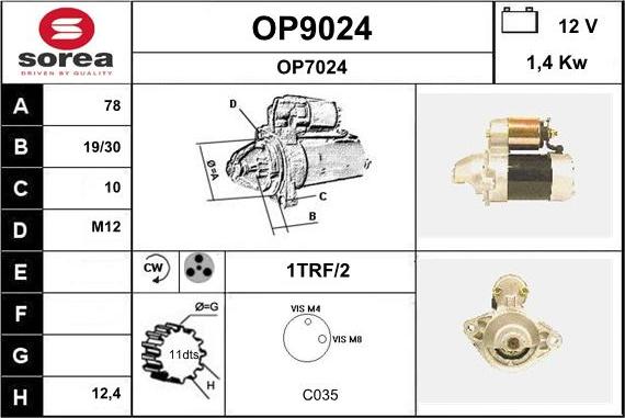 SNRA OP9024 - Başlanğıc furqanavto.az