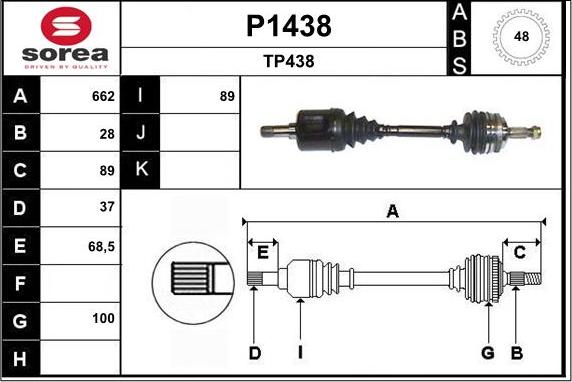 SNRA P1438 - Sürücü mili furqanavto.az