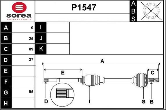 SNRA P1547 - Sürücü mili furqanavto.az