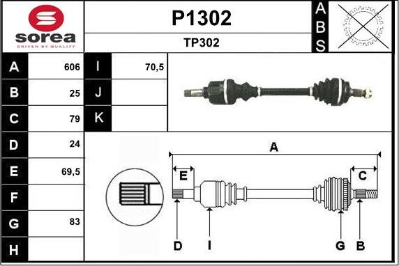 SNRA P1302 - Sürücü mili furqanavto.az