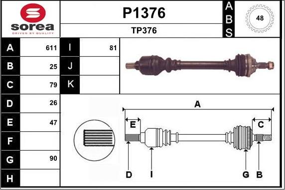 SNRA P1376 - Sürücü mili furqanavto.az