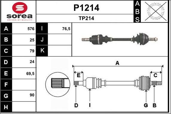 SNRA P1214 - Sürücü mili furqanavto.az