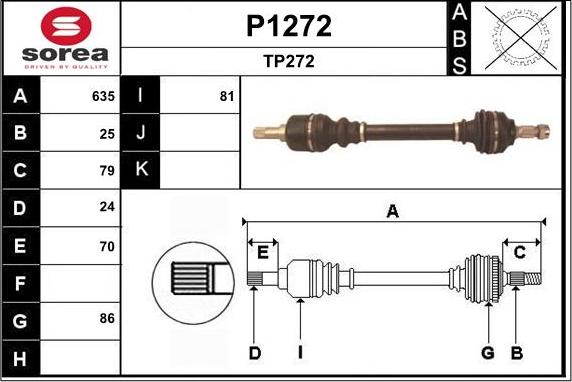 SNRA P1272 - Sürücü mili furqanavto.az