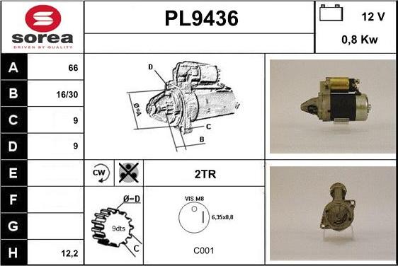 SNRA PL9436 - Başlanğıc furqanavto.az