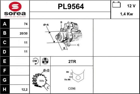 SNRA PL9564 - Başlanğıc furqanavto.az