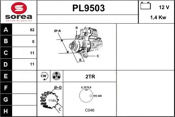 SNRA PL9503 - Başlanğıc furqanavto.az