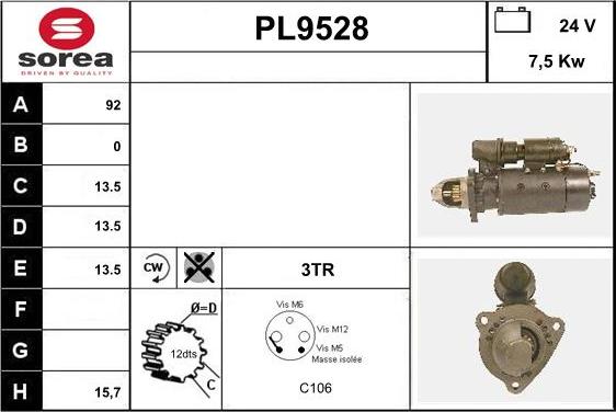 SNRA PL9528 - Başlanğıc furqanavto.az