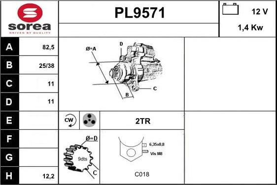 SNRA PL9571 - Başlanğıc furqanavto.az