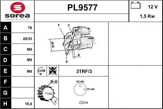 SNRA PL9577 - Başlanğıc furqanavto.az