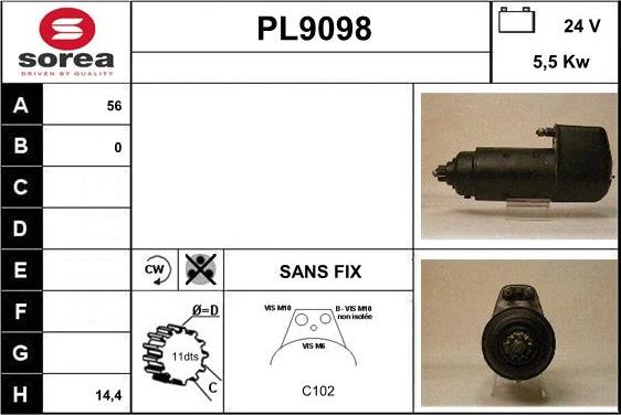 SNRA PL9098 - Başlanğıc furqanavto.az