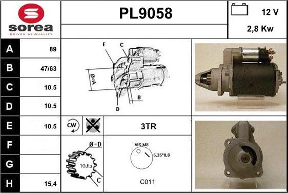 SNRA PL9058 - Başlanğıc furqanavto.az