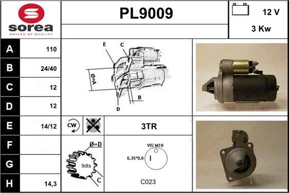 SNRA PL9009 - Başlanğıc furqanavto.az