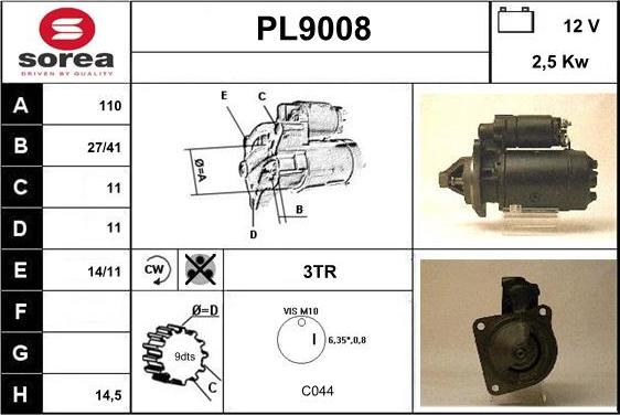 SNRA PL9008 - Başlanğıc furqanavto.az