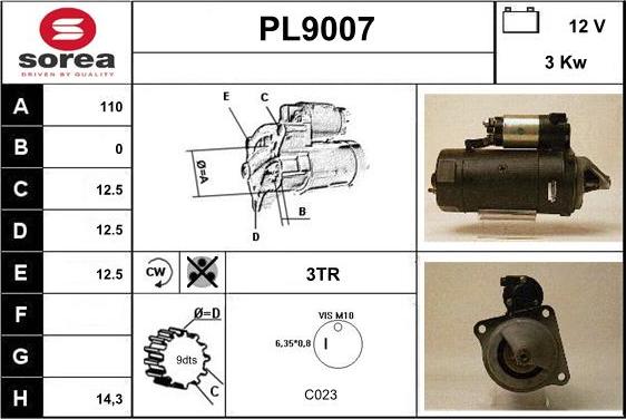 SNRA PL9007 - Başlanğıc furqanavto.az