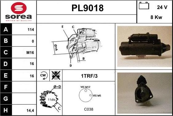 SNRA PL9018 - Başlanğıc furqanavto.az