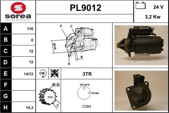 SNRA PL9012 - Başlanğıc furqanavto.az