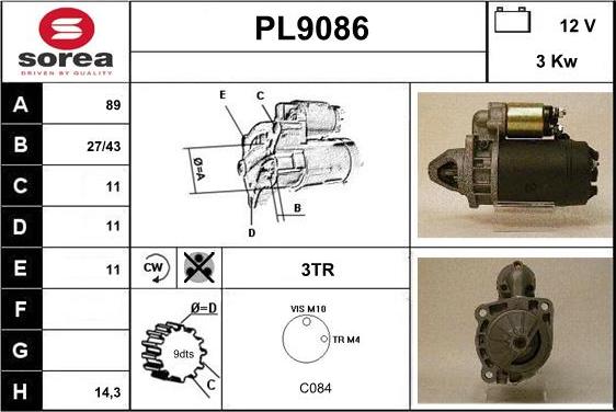 SNRA PL9086 - Başlanğıc furqanavto.az