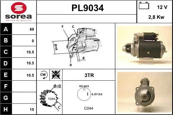 SNRA PL9034 - Başlanğıc furqanavto.az