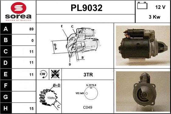 SNRA PL9032 - Başlanğıc furqanavto.az