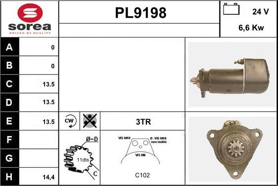 SNRA PL9198 - Başlanğıc furqanavto.az