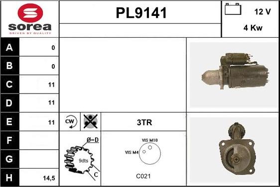 SNRA PL9141 - Başlanğıc furqanavto.az