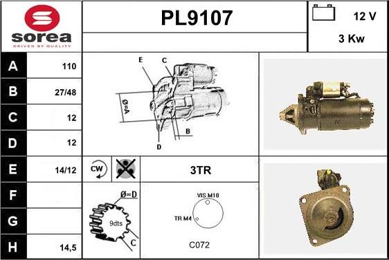 SNRA PL9107 - Başlanğıc furqanavto.az